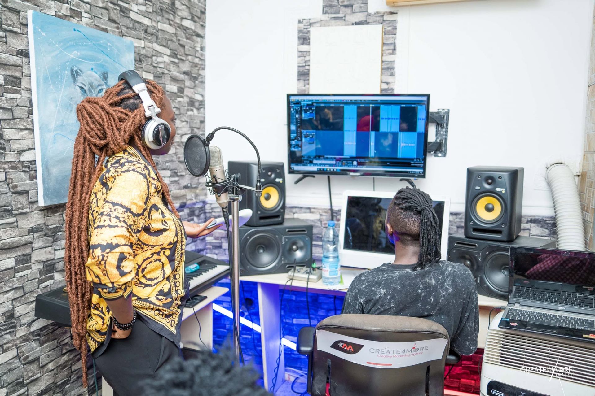 Live recording session at our HQ studio